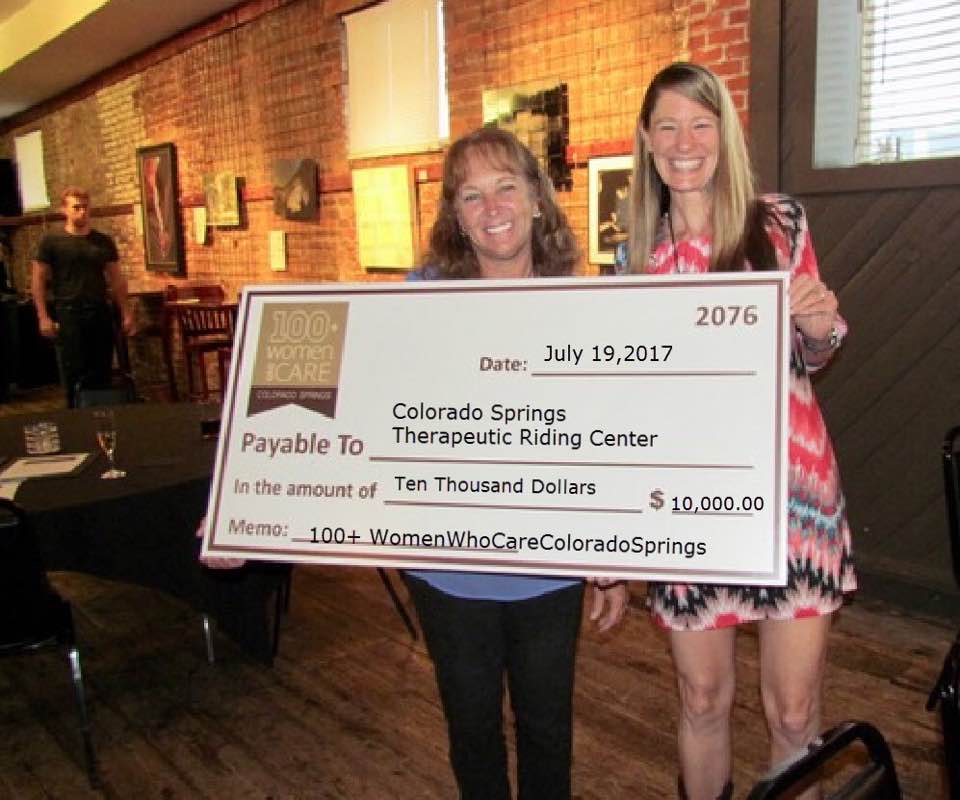 receiving charity colorado springs therapeutic riding center